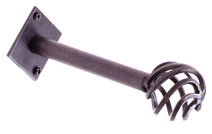Graphite Short Basket Post Holdback